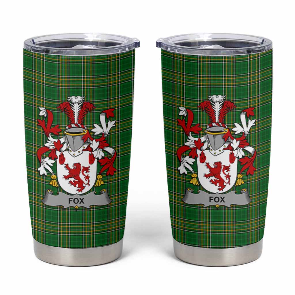 Fox Irish Coat of Arms Insulated Tumbler Cup