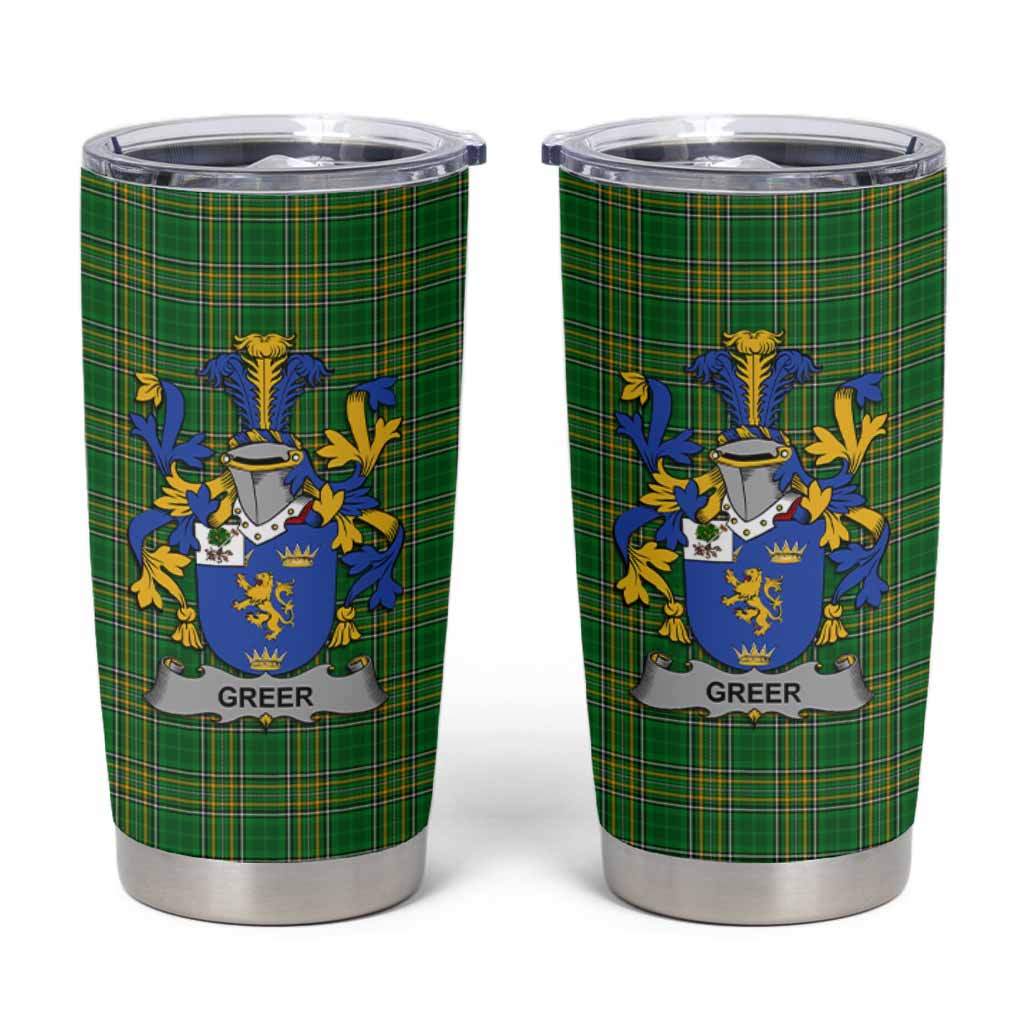 Greer Irish Coat of Arms Insulated Tumbler Cup