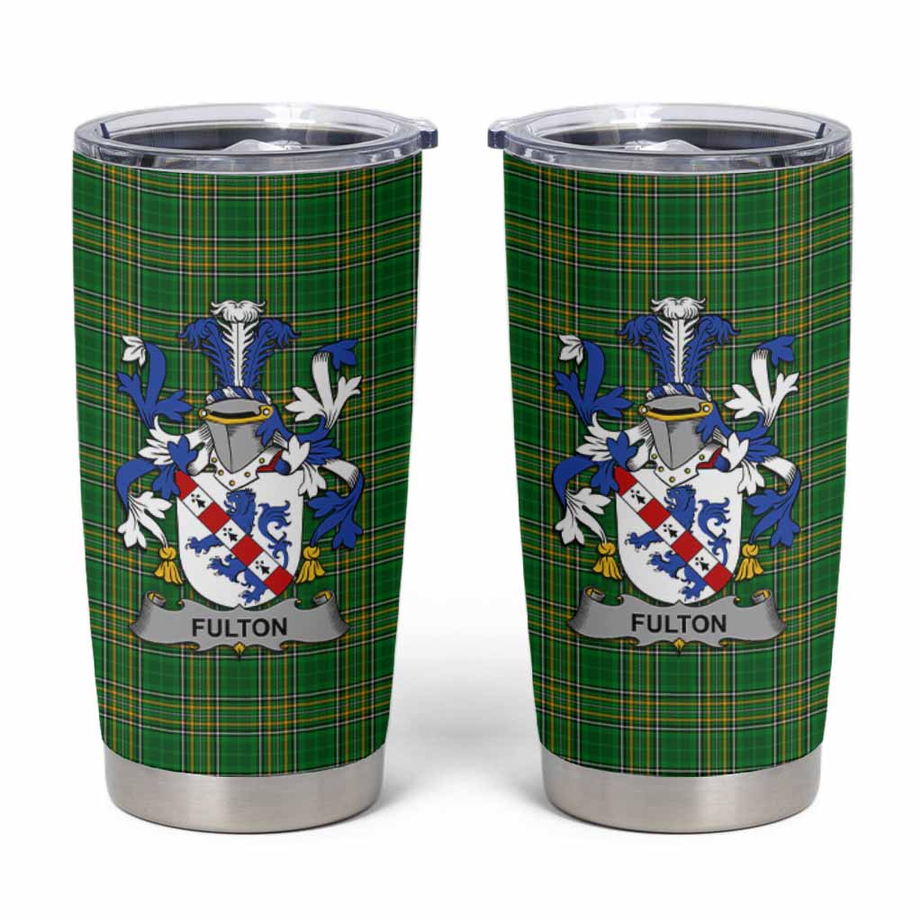 Fulton Irish Coat of Arms Insulated Tumbler Cup