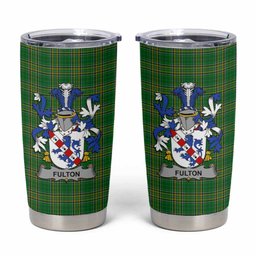 Fulton Irish Coat of Arms Insulated Tumbler Cup