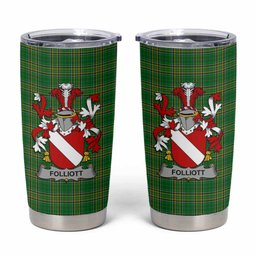 Folliott Irish Coat of Arms Insulated Tumbler Cup