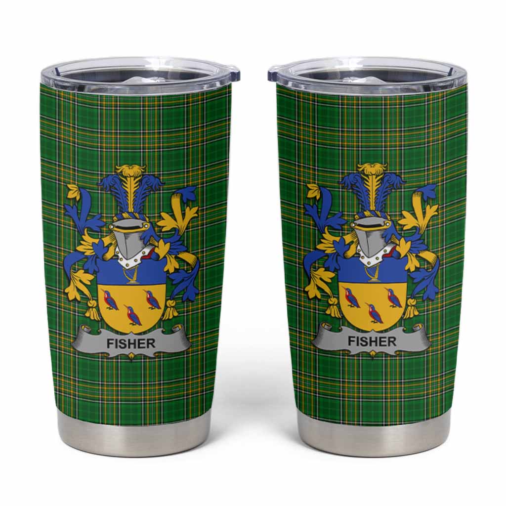 Fisher Irish Coat of Arms Insulated Tumbler Cup