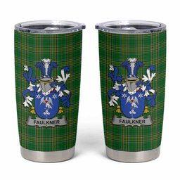 Faulkner Irish Coat of Arms Insulated Tumbler Cup