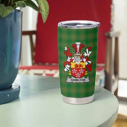Hamilton Irish Coat of Arms Insulated Tumbler Cup