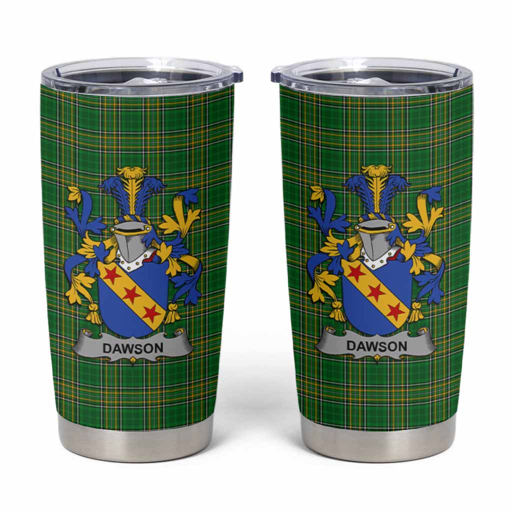 Dawson Irish Coat of Arms Insulated Tumbler Cup