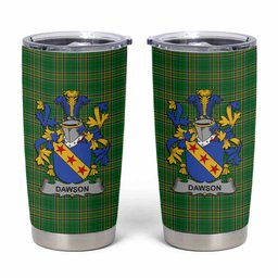 Dawson Irish Coat of Arms Insulated Tumbler Cup