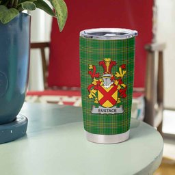Eustace Irish Coat of Arms Insulated Tumbler Cup