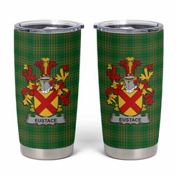 Eustace Irish Coat of Arms Insulated Tumbler Cup