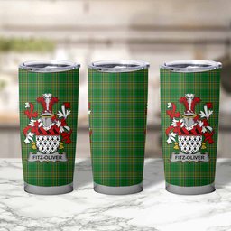 Fitz-Oliver Irish Coat of Arms Insulated Tumbler Cup