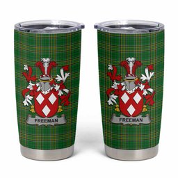 Freeman Irish Coat of Arms Insulated Tumbler Cup