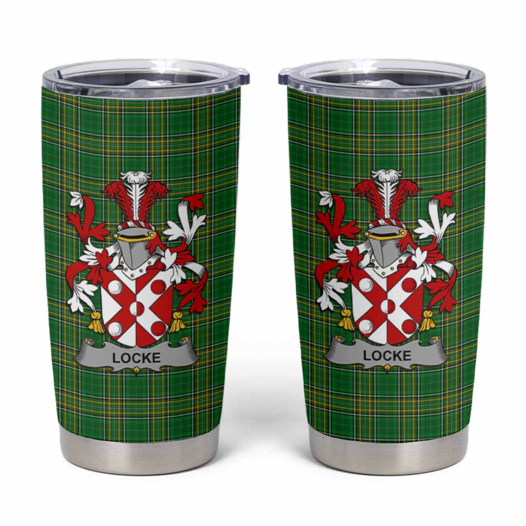 Locke Irish Coat of Arms Insulated Tumbler Cup