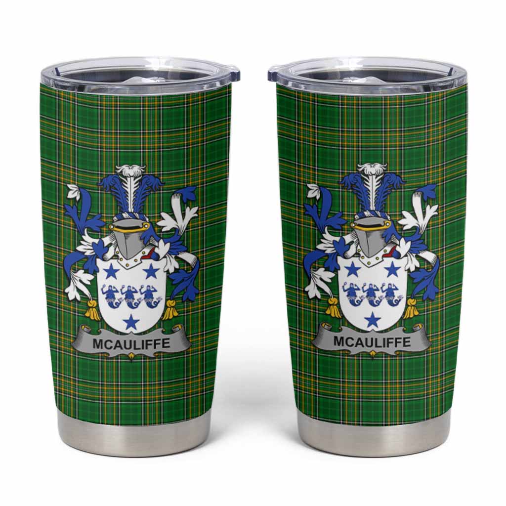 McAuliffe Irish Coat of Arms Insulated Tumbler Cup