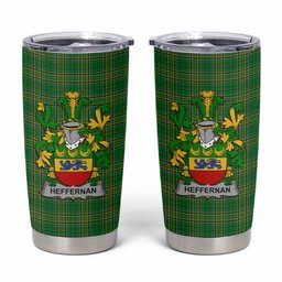 Heffernan Irish Coat of Arms Insulated Tumbler Cup