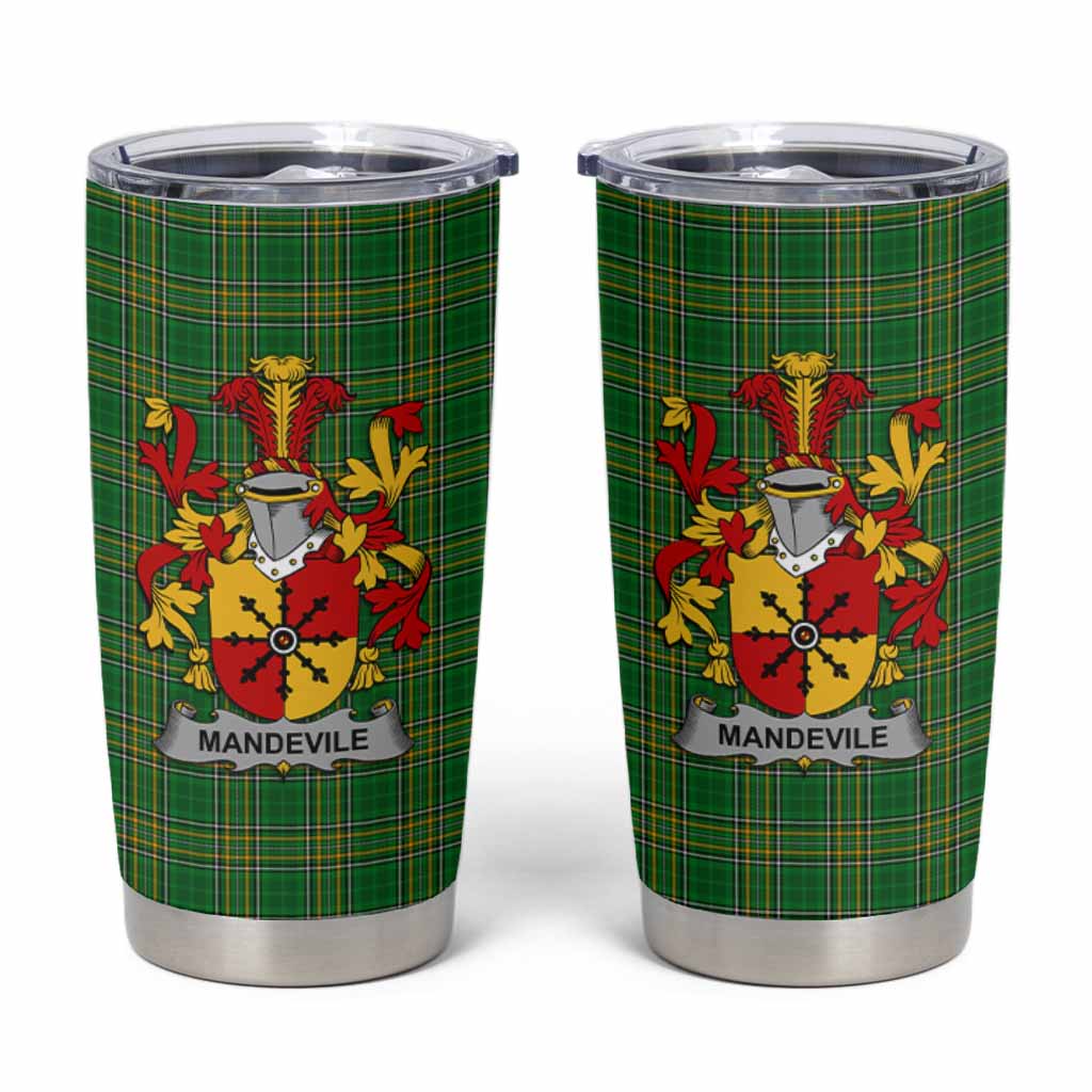 Mandevile Irish Coat of Arms Insulated Tumbler Cup