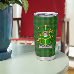 McAdam Irish Coat of Arms Insulated Tumbler Cup