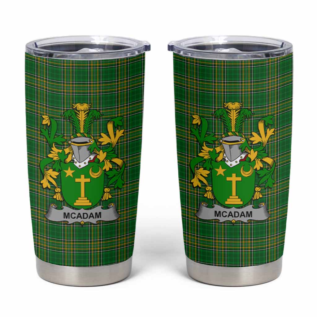 McAdam Irish Coat of Arms Insulated Tumbler Cup