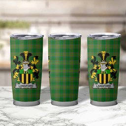 Langford Irish Coat of Arms Insulated Tumbler Cup