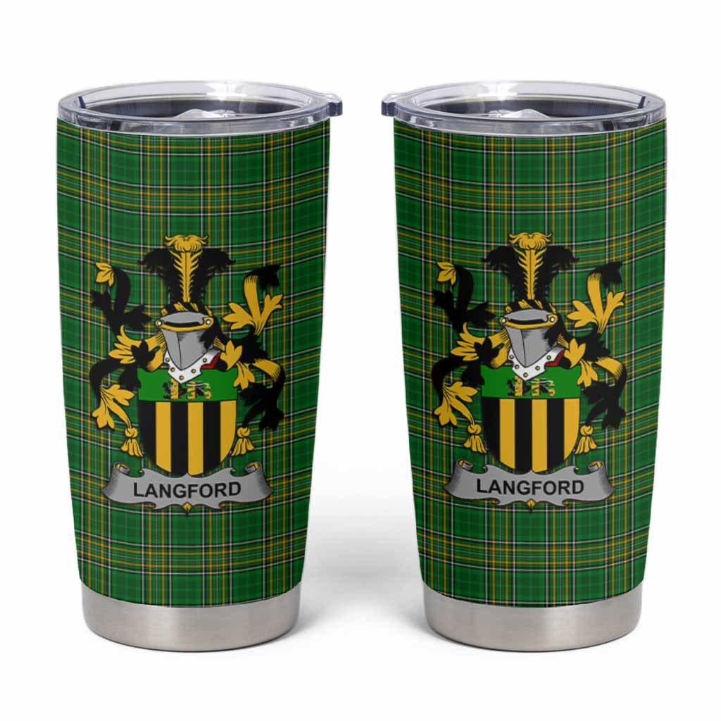 Langford Irish Coat of Arms Insulated Tumbler Cup