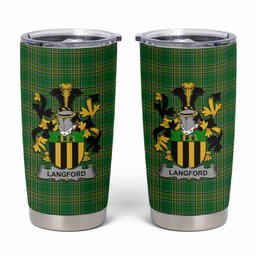 Langford Irish Coat of Arms Insulated Tumbler Cup