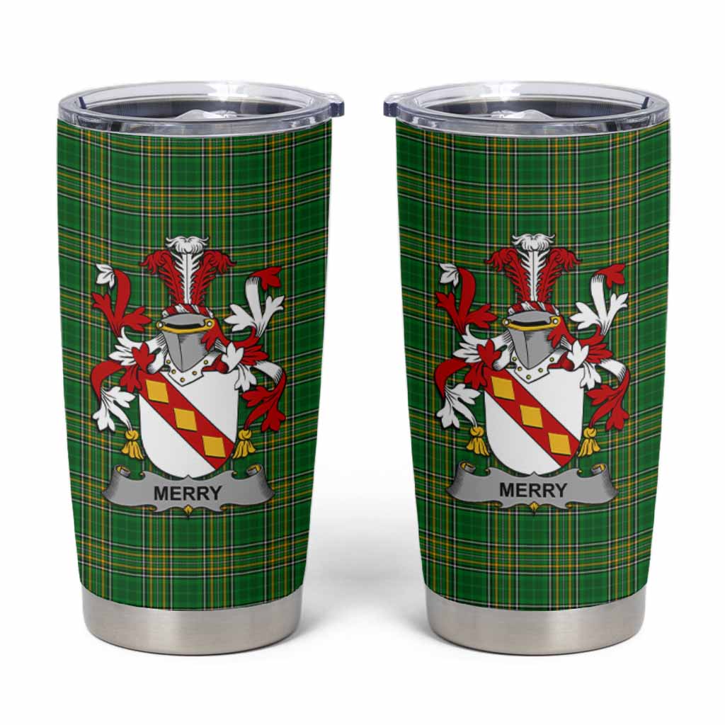 Merry Irish Coat of Arms Insulated Tumbler Cup