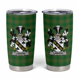 Lawson Irish Coat of Arms Insulated Tumbler Cup