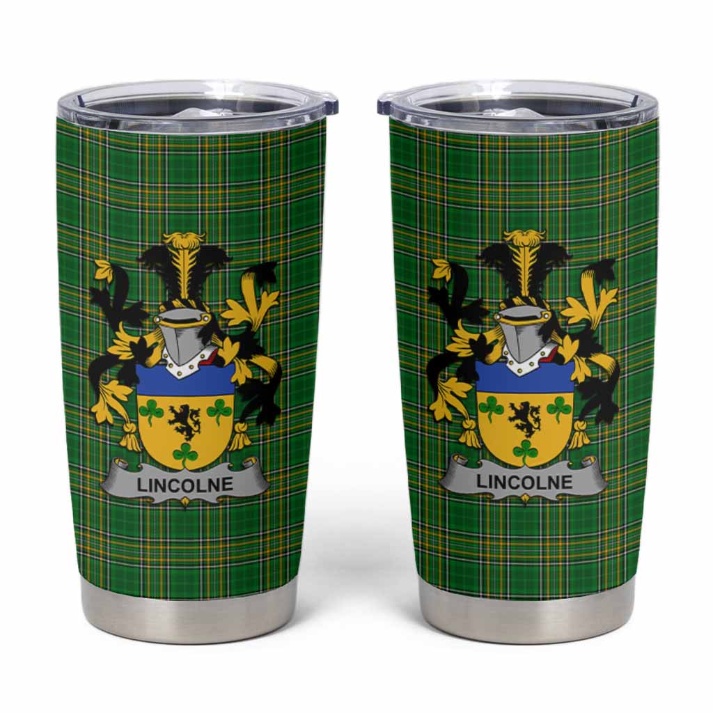 Lincolne Irish Coat of Arms Insulated Tumbler Cup
