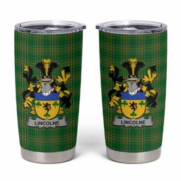 Lincolne Irish Coat of Arms Insulated Tumbler Cup