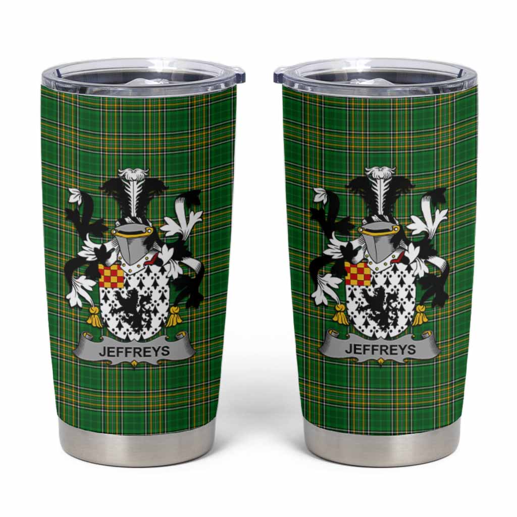 Jeffreys Irish Coat of Arms Insulated Tumbler Cup