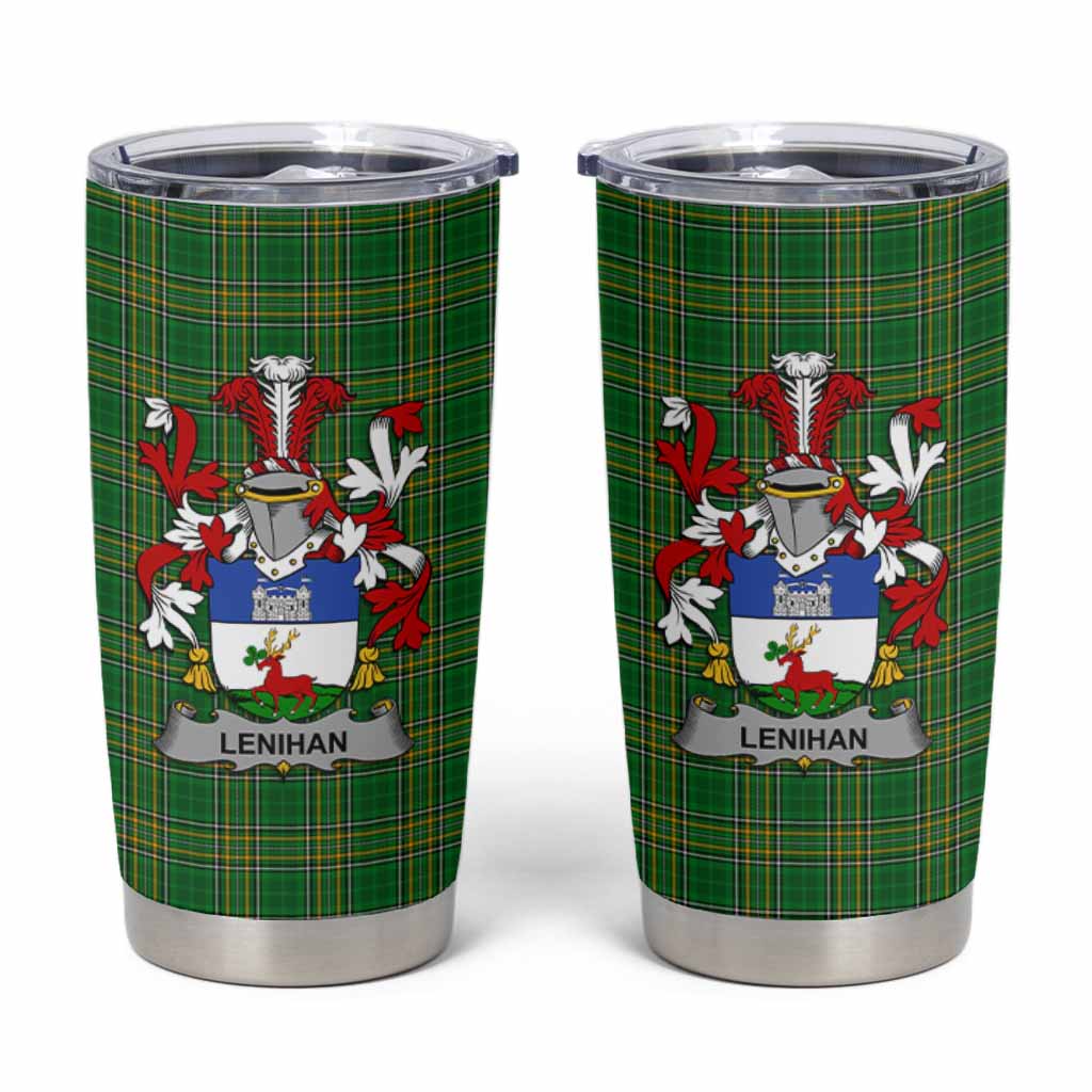Lenihan Irish Coat of Arms Insulated Tumbler Cup