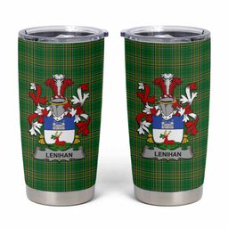Lenihan Irish Coat of Arms Insulated Tumbler Cup