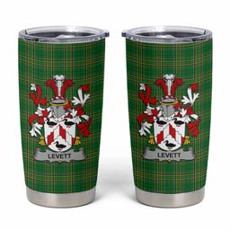 Levett Irish Coat of Arms Insulated Tumbler Cup