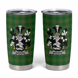 Madden Irish Coat of Arms Insulated Tumbler Cup