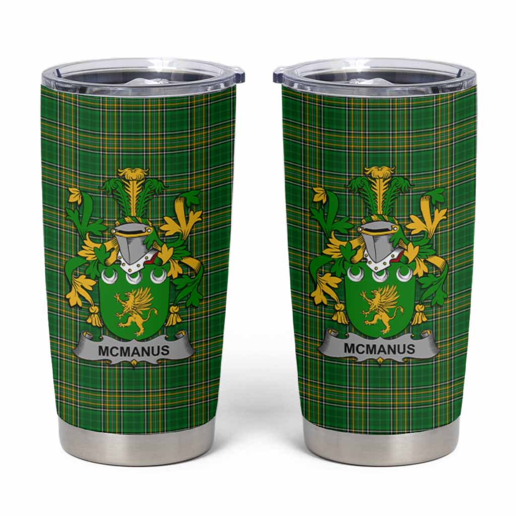 McManus Irish Coat of Arms Insulated Tumbler Cup