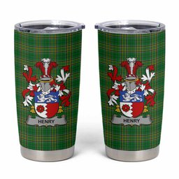 Henry Irish Coat of Arms Insulated Tumbler Cup