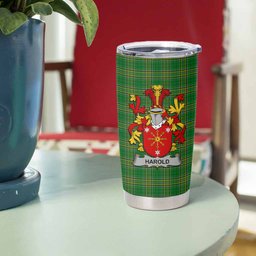 Harold Irish Coat of Arms Insulated Tumbler Cup