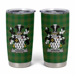 Hanson Irish Coat of Arms Insulated Tumbler Cup