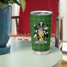 Grattan Irish Coat of Arms Insulated Tumbler Cup