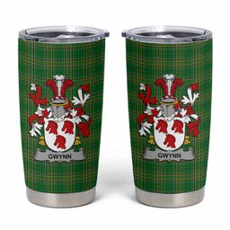 Gwynn Irish Coat of Arms Insulated Tumbler Cup