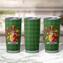 George Irish Coat of Arms Insulated Tumbler Cup