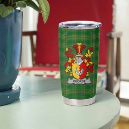 George Irish Coat of Arms Insulated Tumbler Cup