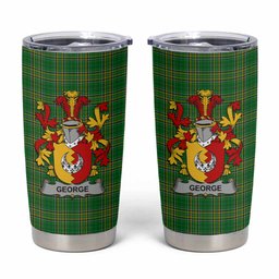 George Irish Coat of Arms Insulated Tumbler Cup