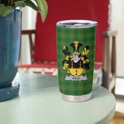 Kyle Irish Coat of Arms Insulated Tumbler Cup