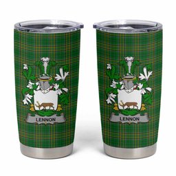 Lennon Irish Coat of Arms Insulated Tumbler Cup