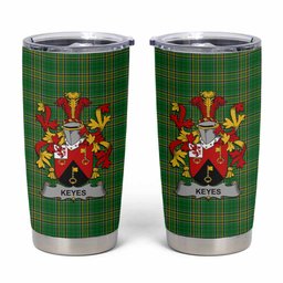 Keyes Irish Coat of Arms Insulated Tumbler Cup