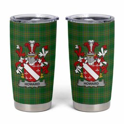 Howard Irish Coat of Arms Insulated Tumbler Cup