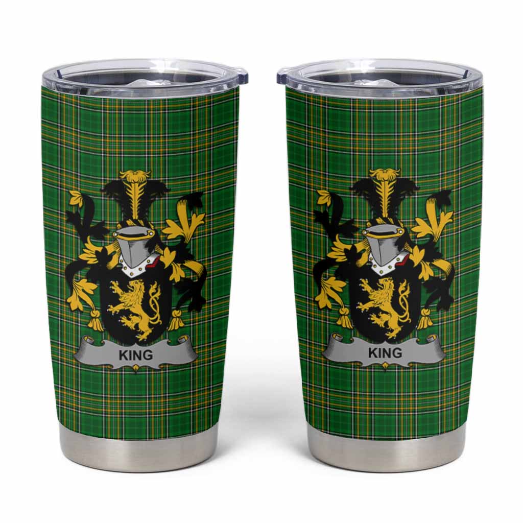 King Irish Coat of Arms Insulated Tumbler Cup