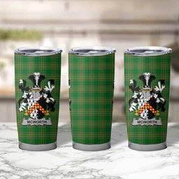 McWorth Irish Coat of Arms Insulated Tumbler Cup