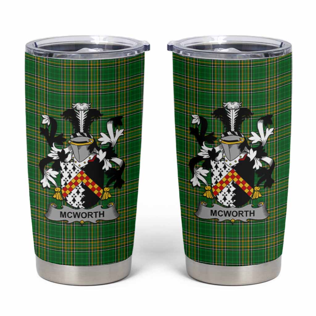 McWorth Irish Coat of Arms Insulated Tumbler Cup