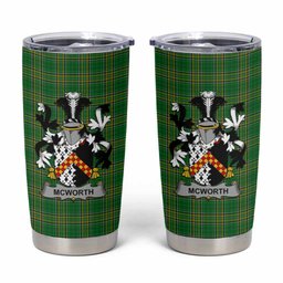 McWorth Irish Coat of Arms Insulated Tumbler Cup