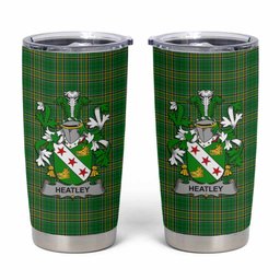 Heatley Irish Coat of Arms Insulated Tumbler Cup